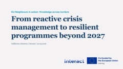 EU Neighbours in action: Knowledge across borders