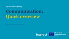 Regional Network Meeting Central and South East Europe