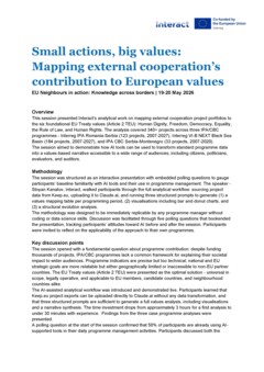 EU Neighbours in action: Knowledge across borders | Sessions reports
