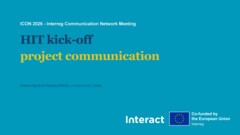 HIT-communication at ICON