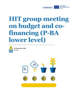 2026-09-28_Agenda - HIT Budget and co-financing P-BA 