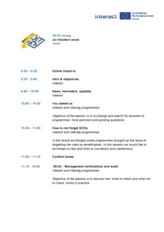 20261020 annual SCOs  _agenda