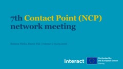 7th Contact Point (NCP) network meeting