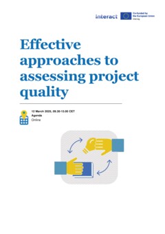Agenda| Effective approaches to assessing project quality_12032025