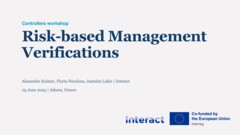 Controllers workshop | 4-5 June 2025