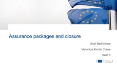 1.Assurance packages and closure