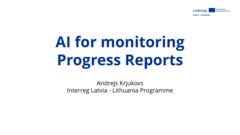 Mind Meets Machine: AI tools and trends in Interreg programme management