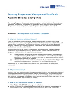 Programme Management Handbook