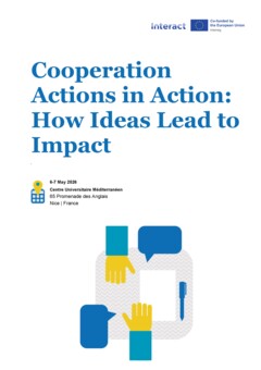 Cooperation actions in action - draft agenda