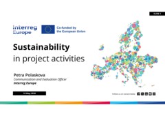 Interreg Europe survey on sustainability in project activities_presentation